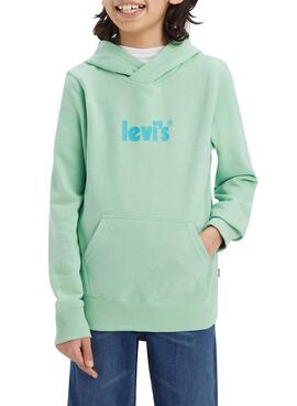 Sudadera Levis Logo Pull Verde para Niño