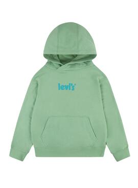 Sudadera Levis Logo Pull Verde para Niño