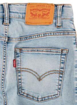 Bermudas Levis Eco Azul Claro para Niño