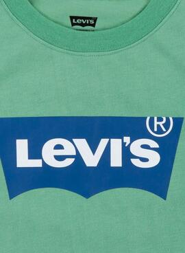 Camiseta Levis Batwing Verde para Niño