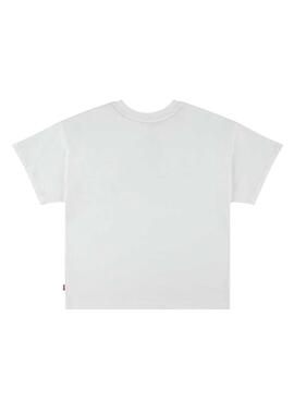 Camiseta Levis Tropical Blanco para Niña