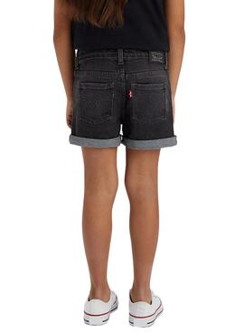 Shorts Levis Girlfriend Negro para Niña