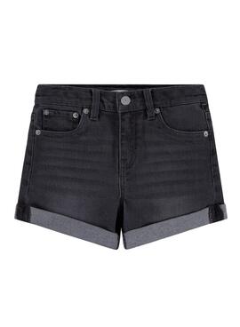 Shorts Levis Girlfriend Negro para Niña