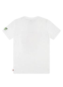 Camiseta Levis Retro Car Blanco para Niño