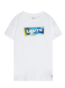 Camiseta Levis Landscape Blanco para Niño