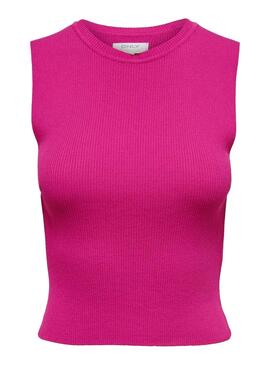 Camiseta Only Majli Rosa para Mujer