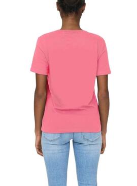 Camiseta Only Lenni Rosa para Mujer