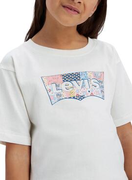 Camiseta Levis Organic Blanco para Niña