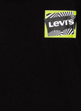 Camiseta Levis Multi Hit Negro para Niño