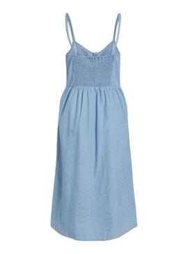 Vestido Vila Zia Azul para Mujer