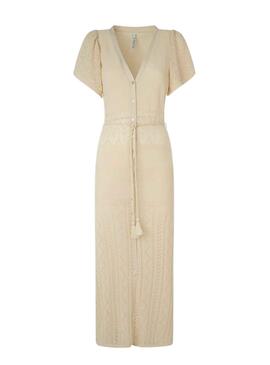 Vestido Pepe Jeans Faye Beige para Mujer