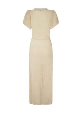 Vestido Pepe Jeans Faye Beige para Mujer