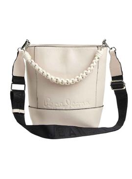 Bolso Pepe Jeans Cloty Beige para Mujer