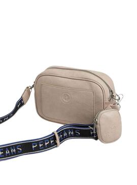 Bolso Pepe Jeans Bassy Beige para Mujer