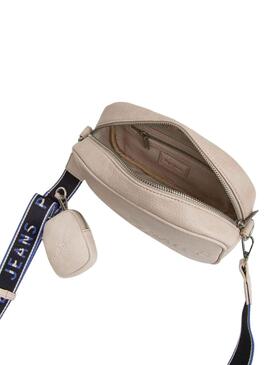 Bolso Pepe Jeans Bassy Beige para Mujer