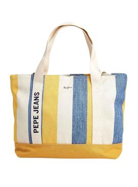 Bolso Pepe Jeans Gianna Beige para Mujer