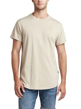 Camiseta G-Star Lash Beige para Mujer