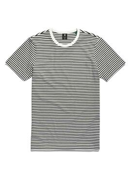 Camiseta G-Star Stripe Blanco para Hombre