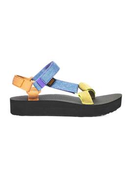 Sandalias Teva Midform Universal Azul para Mujer