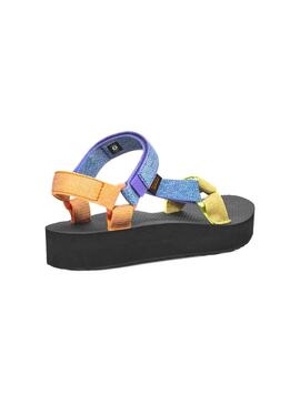 Sandalias Teva Midform Universal Azul para Mujer