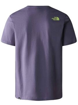 Camiseta The North Face Lunar Morado para Hombre