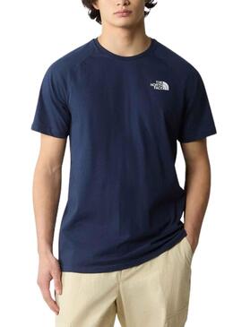 Camiseta The North Face Mountain Marino Hombre