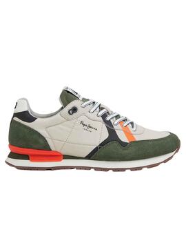 Zapatillas Pepe Jeans Brit Verde para Hombre