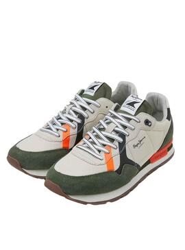 Zapatillas Pepe Jeans Brit Verde para Hombre