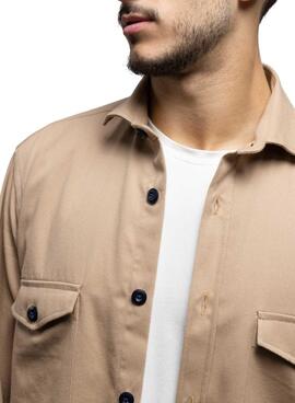 Sobrecamisa Klout Safari Beige para Hombre