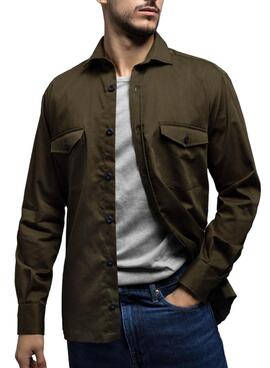 Sobrecamisa Klout Safari Verde para Hombre