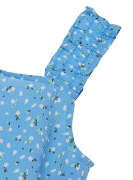 Top Name It Faninna Azul para Niña