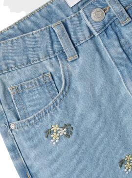 Pantalón Vaquero Name It Shaped Azul para Niña