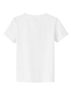 Camiseta Name It Fama Blanco para Niño