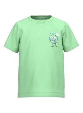 Camiseta Name It Velix Verde para Niño