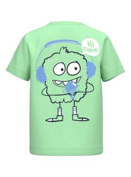Camiseta Name It Velix Verde para Niño