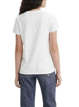 Camiseta Levis Offset Blanco para Mujer