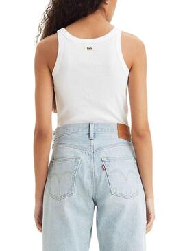 Camiseta Levis Racer Blanco para Mujer