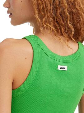 Camiseta Levis Racer Verde para Mujer