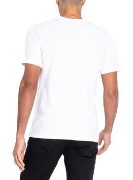 Camiseta Lee Logo Blanco Hombre