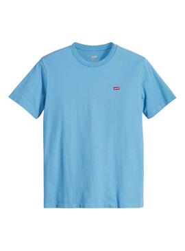 Camiseta Levis Original Azul para Hombre
