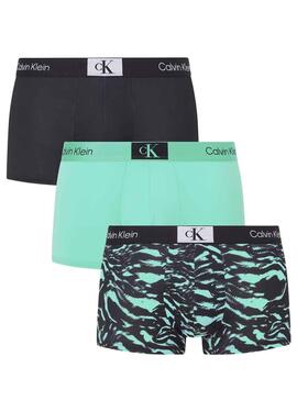 Calzoncillos Calvin Klein Low Rise Turquesa Hombre