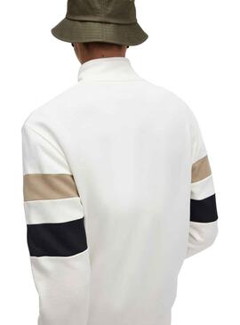 Sudadera Fred Perry Tipped Blanco para Hombre