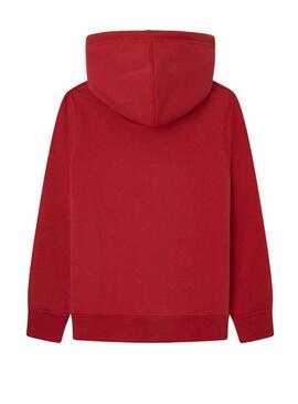 Sudadera Pepe Jeans Eddie Rojo para Niño