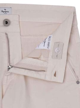 Bermuda Pepe Jeans Blueburn Beige para Niño