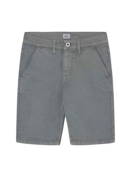 Bermuda Pepe Jeans Blueburn Gris para Niño