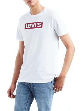 Camiseta Levis Setin Logo Blanco