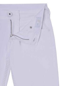 Pantalón Vaquero Pepe Jeans Finly Blanco para Niño