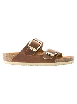 Sandalias Birkenstock Arizona Blucke Marron Para Mujer