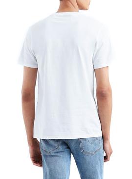 Camiseta Levis Setin Logo Blanco