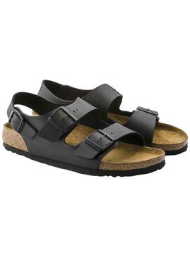 Sandalias Birkenstock Milano Negro para Mujer